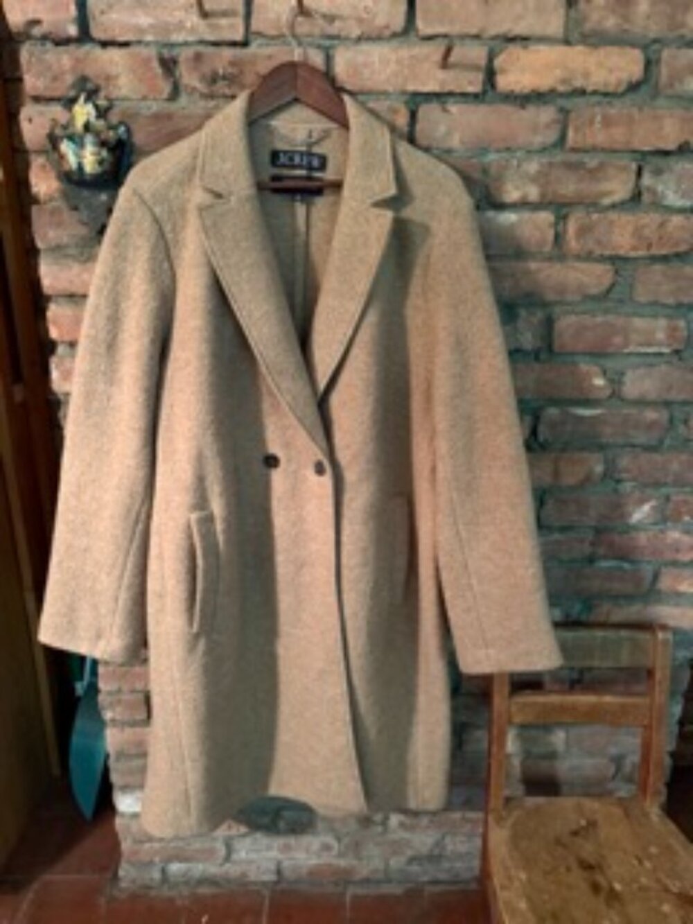 J Crew Italian wool coat